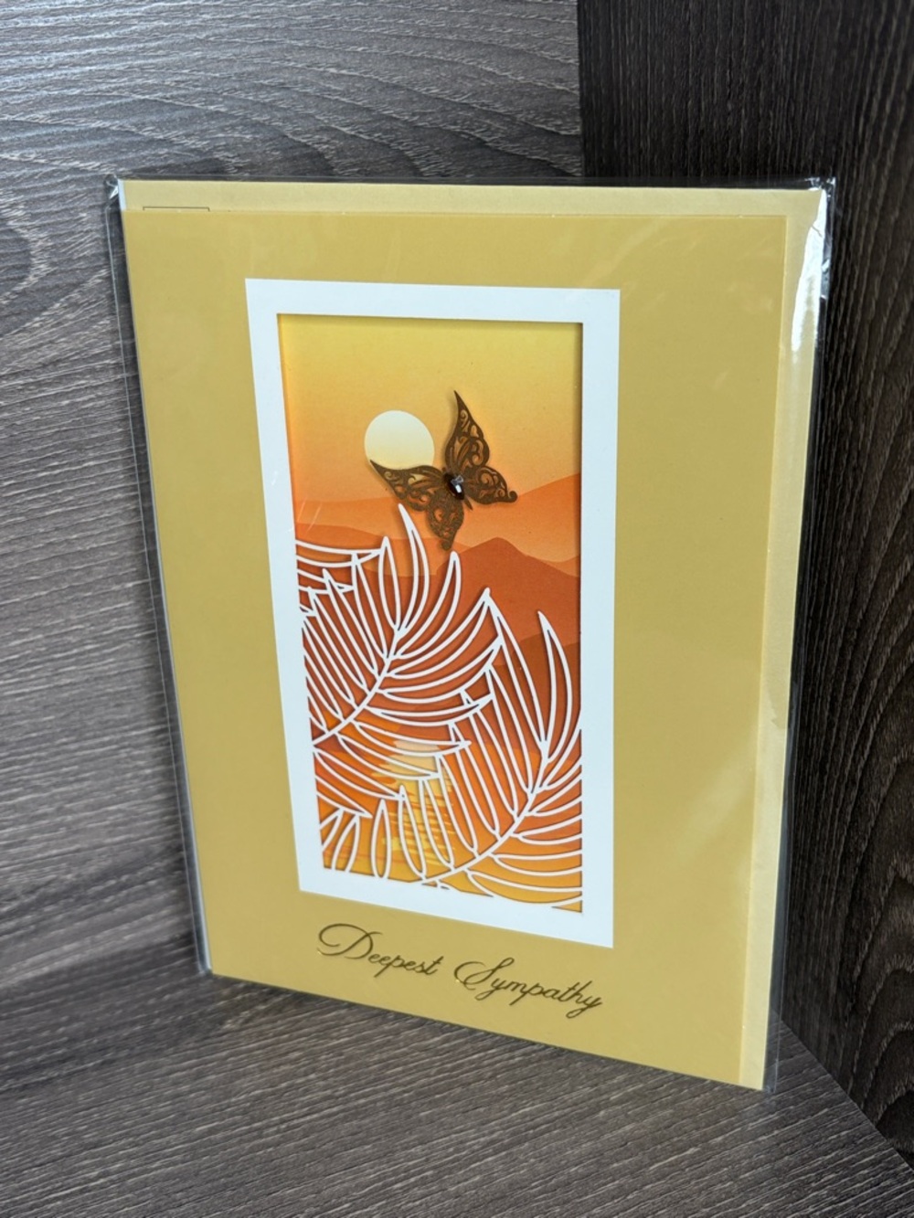 ❤️$3 Burgoyne Deepest Sympathy Card
